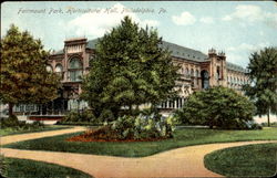 Fairmont Park Horticultural Hall Postcard