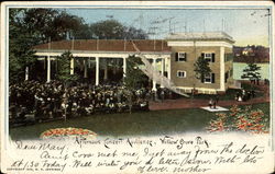 Afternoon Concert Audience, Willow Grove Park Postcard