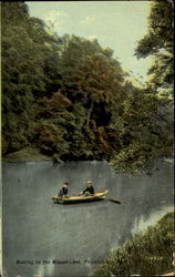 Boating On The Wissahickon Postcard