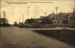 Residence Portion, Thirtieth Avenue West Gulfport, MS Postcard Postcard