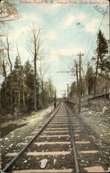 Northern Electric R. R. View At North Clarks Summit Postcard