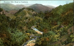 Brandon Hill Road To Castleton Postcard