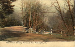 Wissahickon Driveway, Fairmount Park Postcard