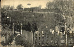Cemetery Saint Anne de Beaupré  Postcard