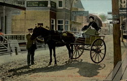 Section Of The Main Street Postcard