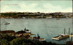 Le Port De Quebec Postcard