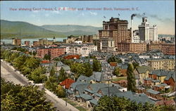 View Showing Court House Postcard