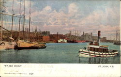 Water Front Saint John, NB Canada New Brunswick Postcard Postcard