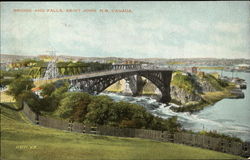 Bridge And Falls Postcard