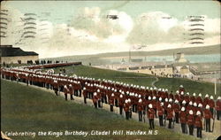 Celebrating The King's Birthday, Citadel Hill Postcard