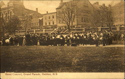 Band Concert, Grand Parade Halifax, NS Canada Nova Scotia Postcard Postcard