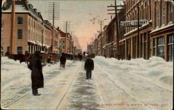 Sussex Street In Winter Ottawa, ON Canada Ontario Postcard Postcard