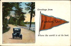 Greetings From Farnham Postcard
