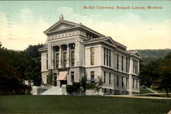 Redpath Library, McGill University Postcard