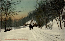 Driveway On Mount Royal Montreal, PQ Canada Quebec Postcard Postcard