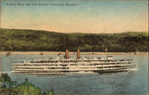 Hudson River Day Line Steamer Alexander Hamilton Boats, Ships