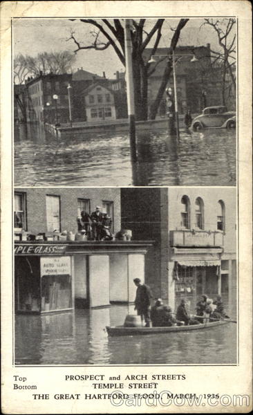 The Prospect And Arch Streets And Temple Street Hartford Connecticut