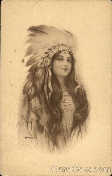 Indian Maiden Native Americana