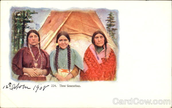 Three Generations Native Americana