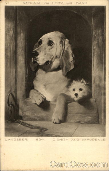 Landseer Dignity And Impudence, National Gallery Milbank
