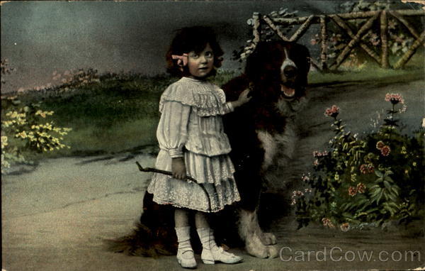 Girl with Dog Dogs