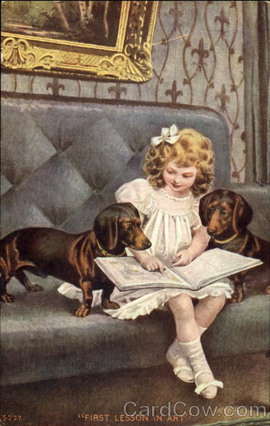 First Lesson In Art Dogs