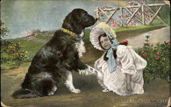 Girl with Dog Dogs