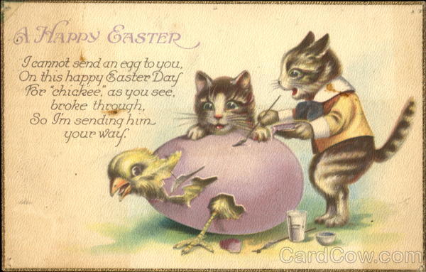 A Happy Easter Cats