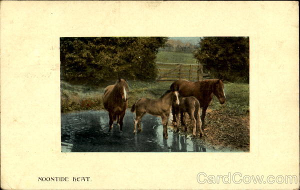 Noontide Heat Horses