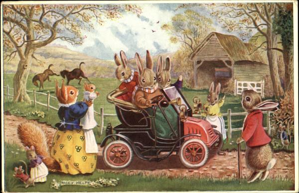 The New Car Racey Helps Dressed Animals