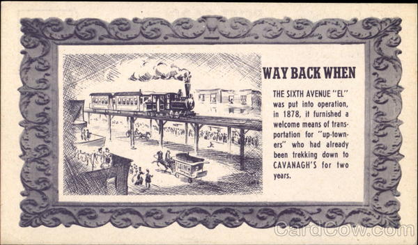 Cavanagh's, 260 West 23rd Street New York