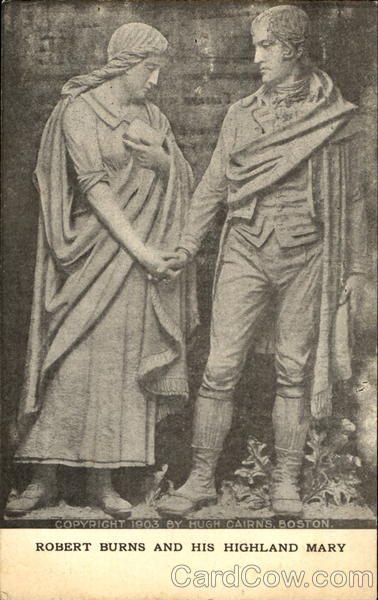 Robert Burns And His Highland Mary Advertising
