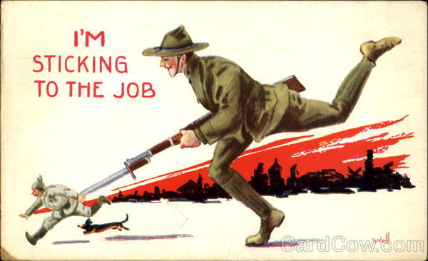 I'm Sticking To The Job Bernhardt Wall World War I