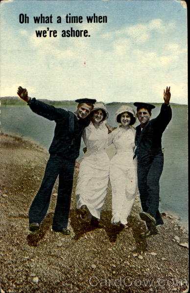 Oh What A Time When We'Re Ashore Navy