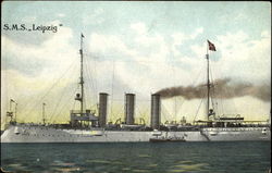 S. M. S. Leipzig Postcard
