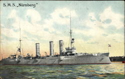 S. M. S. Nurnberg Postcard