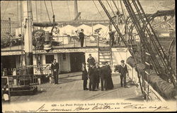 Le Petit Polyte A Bord Dun Navire De Guerre Postcard