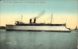 Car Ferry Cobourg, ON Canada Boats, Ships Postcard Postcard