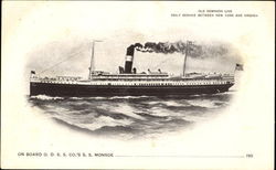 Old Dominion Line Postcard