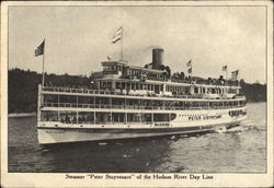 Steamer Peter Stuyvesant Of The Hudson River Day Line Postcard