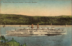 Hudson River Day Line Steamer Alexander Hamilton Boats, Ships Postcard Postcard