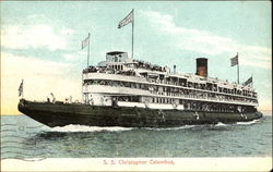 SS Christopher Columbus Postcard
