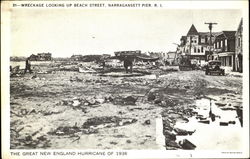Wreckage Looking Up Beach Street Wreckage Looking Up Beach Street