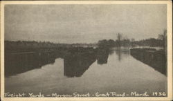 Freight Yards, Morgan Street East Hartford, CT Postcard Postcard