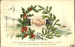 Remembrance Flashed From Land To Land Postcard