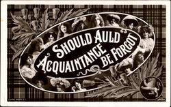 Should Auld Acquaintance Be Forgot Postcard