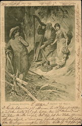 Woldemar Friedrich - Harp Postcard