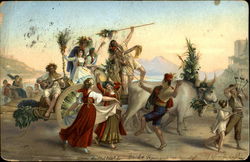 Retour du Pelerinage Postcard