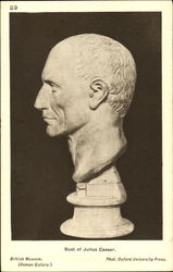 Bust Of Julius Caesar Postcard