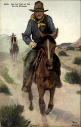 On The Strail Of The Cattle Thieves Postcard